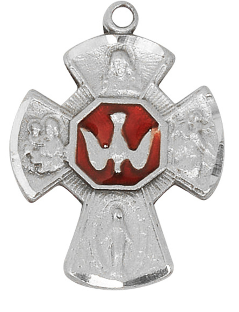 Pewter 4 Way Medal