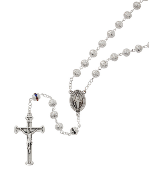 Filigree Beads with Multicolor Our Father Rosary