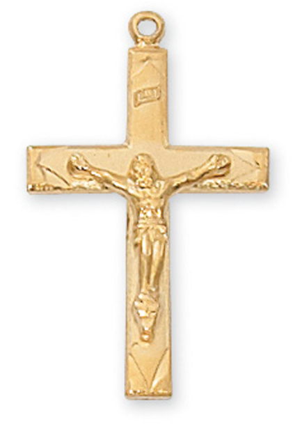 Gold Over Sterling Crucifix