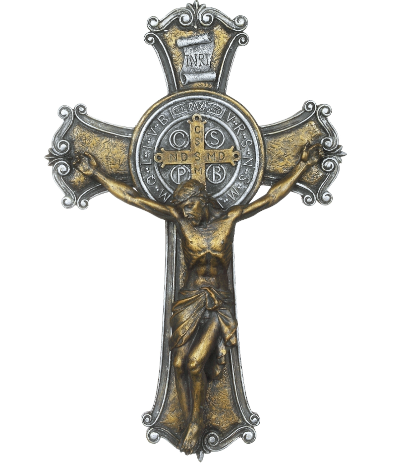 St. Benedict Two Tone Crucifix