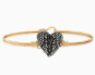 Angel Wing Heart Bangle Bracelet