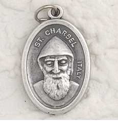 St Charbel - 1 inch Pray for Us Medal