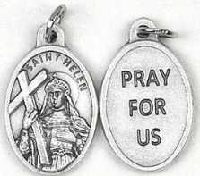 St Helen - 1 inch Pray for Us Medal