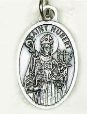 St Hubert - 1 inch Pray for Us Medal