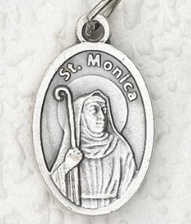 St Monica - 1 inch Pray for Us Medal