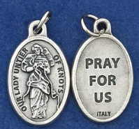 Lady Untier of Knots - 1 inch Pray for Us Medal