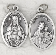 Sacred Heart / Mt Carmel - 1 inch Double Sided Medal