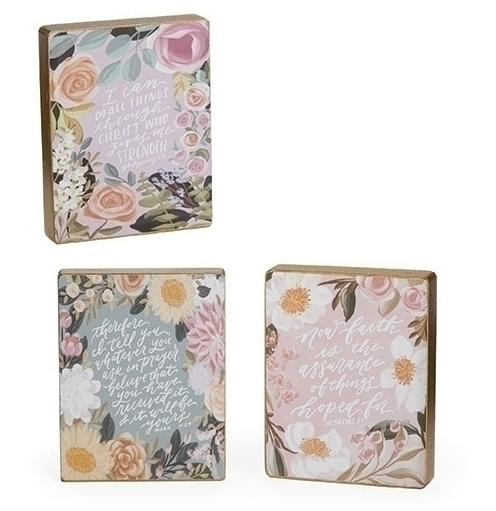 Wood Block Keepsakes, Assorted