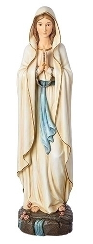 17" Our Lady of Lourdes Statue