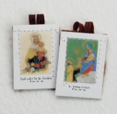 Brown Felt Scapular