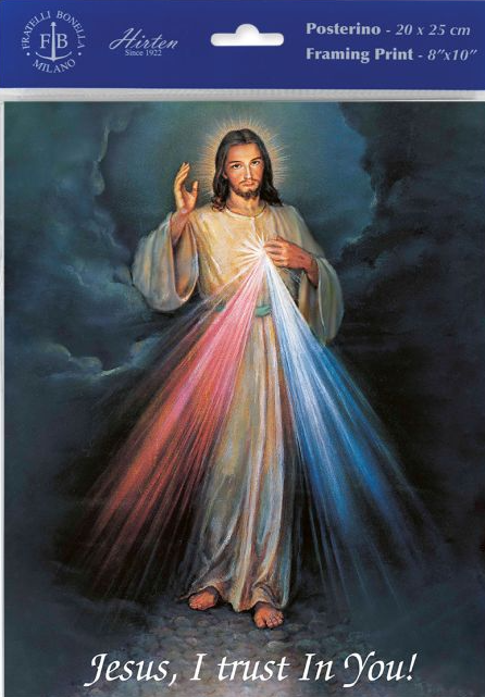 8x10 Print Divine Mercy