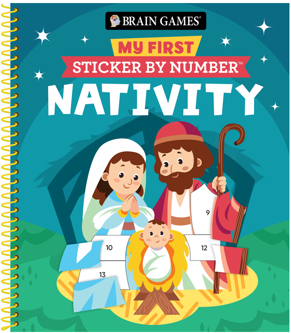 My First Sticker by Number Nativity
