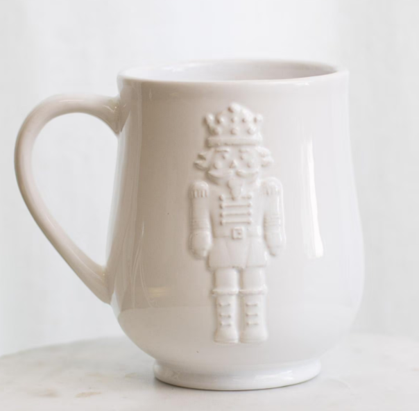 Nutcracker Embossed Coffee Mug