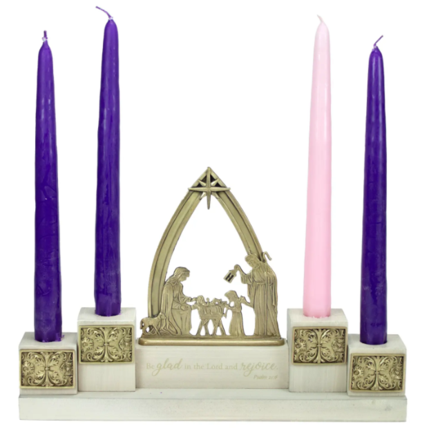 Holy Family Advent Candle Holder