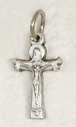 Trinity Silver Tone Bracelet Crucifix