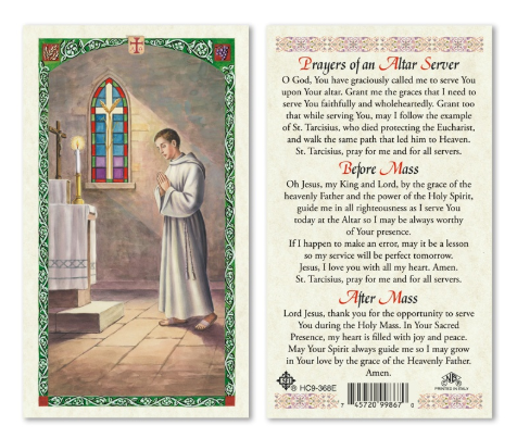 Altar Server - Prayer to Altar Server