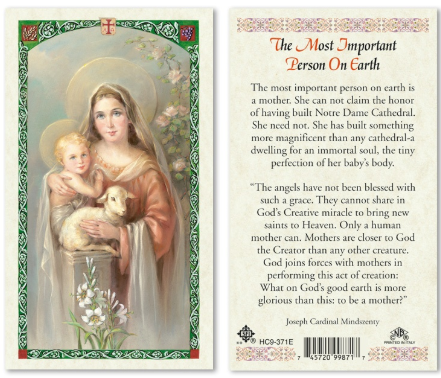 The Most Important Person on Earth Prayer Card