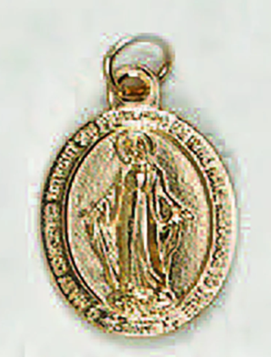 Gold Tone Bracelet Size Miraculous Medal