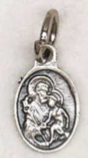 Saint Joseph Oval Bracelet Medal