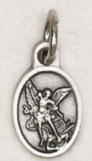 Saint Michael Oval Bracelet Medal
