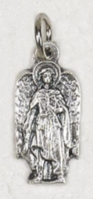 Archangel Uriel Silhouette Charm