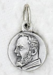 Saint Pio Round Bracelet Medal