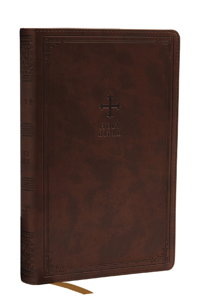Nrsv, Catholic Bible, Gift Edition, Leathersoft, Brown, Comfort Print: Holy Bible