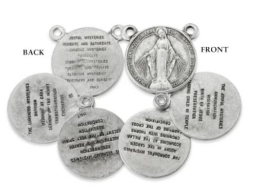 20 Mysteries of the Rosary Slide Miraculous Centerpiece