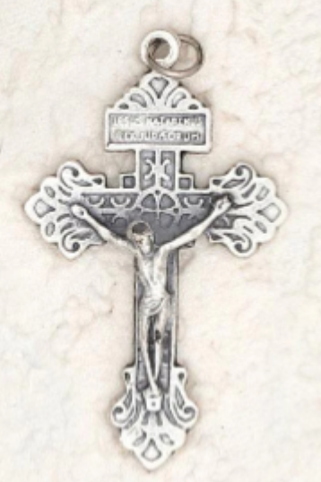 Silver Tone Pardon Crucifix