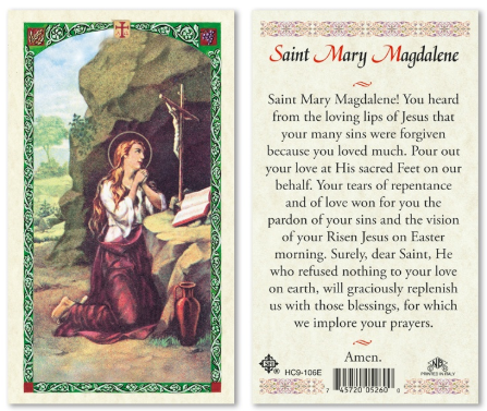 St. Mary Magdalene Prayer Card