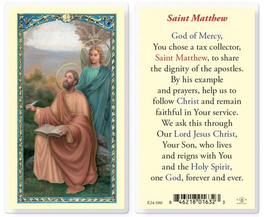 St. Matthew Prayer Card