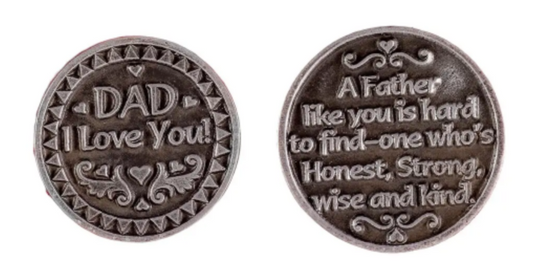 Pewter Pocket Token - Dad