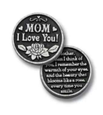Pewter Pocket Token - Mom