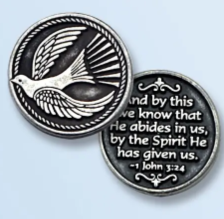 Pewter Pocket Token - Holy Spirit