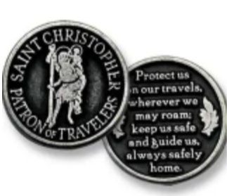 Pewter Pocket Token - St. Christopher