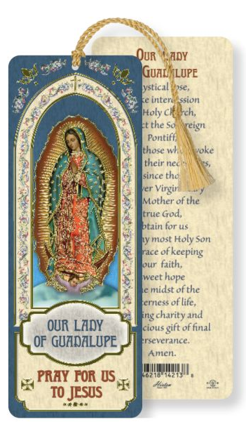 Our Lady of Guadalupe Laminated Bookmark with Tassel
