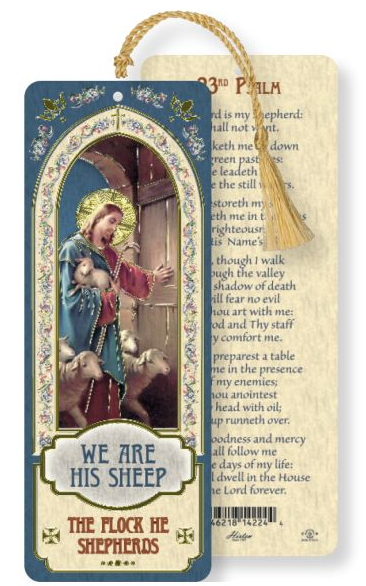We Are His Sheep Laminated Bookmark with Tassel