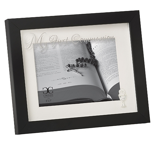Black First Communion Frame