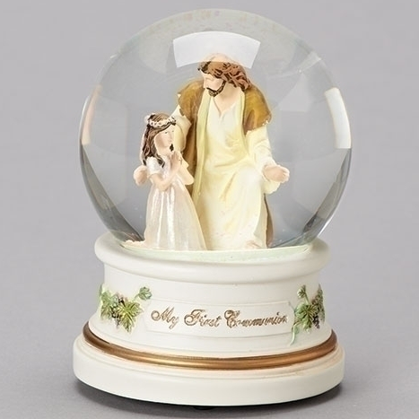 Musical Dome - Girl with Jesus First Communion