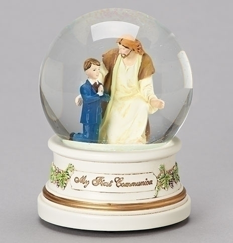 Musical Dome - Boy with Jesus First Communion