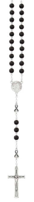 Black Wood St. Peregrine Rosary