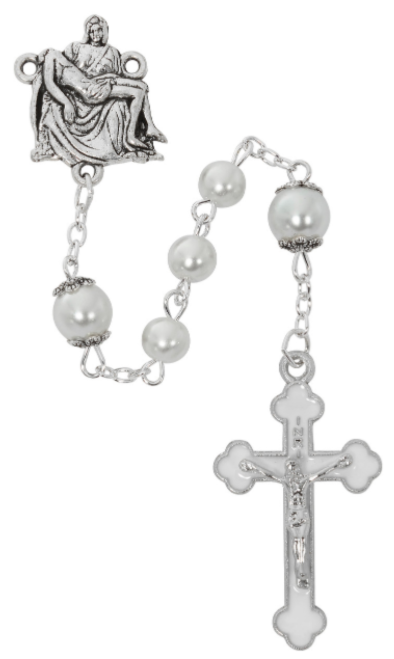 Pearl Pieta Rosary