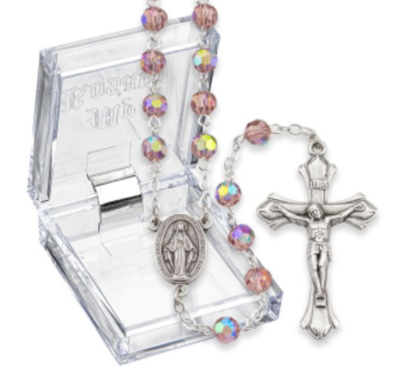 June Alexandrite Aurora Borealis Birthstone Rosary
