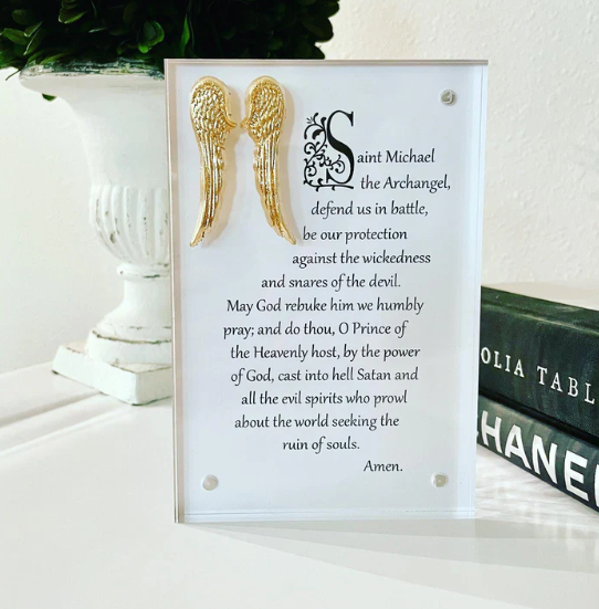 Prayer Plaque - St. Michael