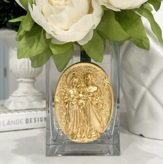 Rectangle Vase Holy Family