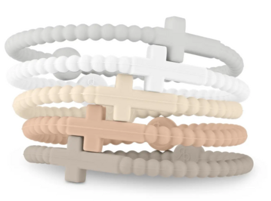 Jesus Bracelets (Silicone Cross Bracelets) - Serene Medium