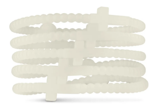 Jesus Bracelets (Silicone Cross Bracelets) - Glow in the Dark X Small