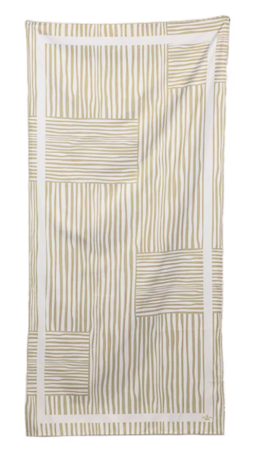 Fiji Stripe Beach Towel in Shell