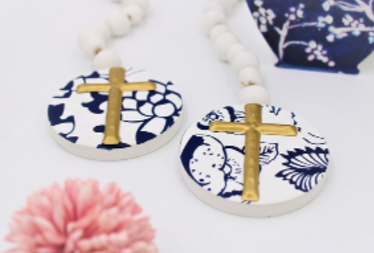 26" Cross Blessing Beads, Assorted