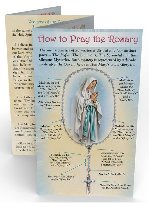 How to Pray the Rosary Pamphlet